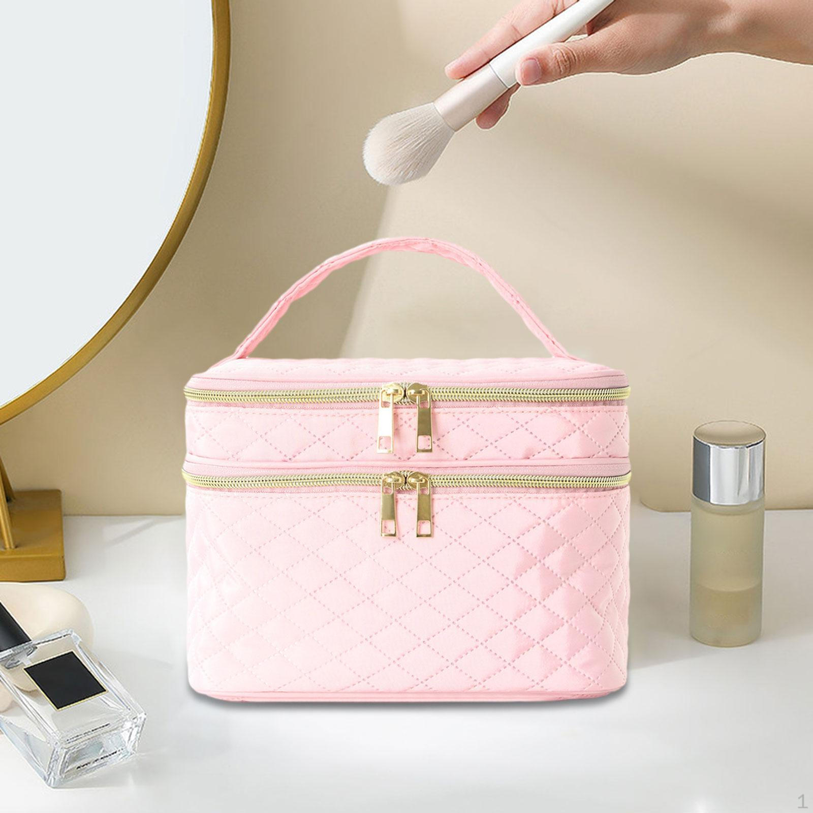 Двухслойная косметичка для хранения лака для ногтей, переносной футляр для путешествий розовый
Двухслойная косметичка для хранения лака для ногтей, переносной футляр для путешествий розовый