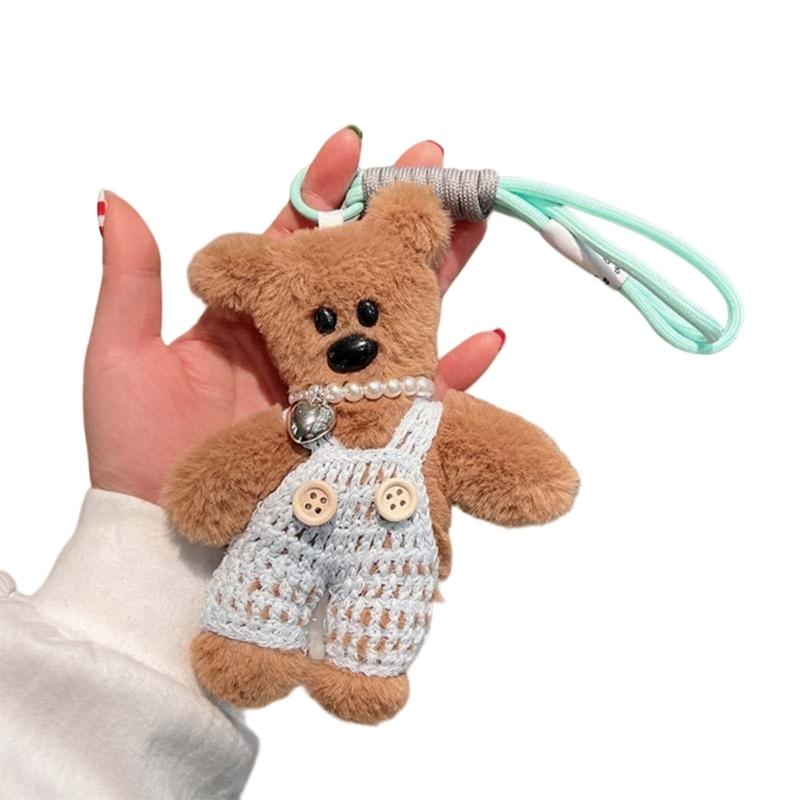Plushy Bear Keychain Cartoon Animal Pendant Keyring Fashionable Squeaky Key Rings Jewelry for Backpacks and Phones 1 светло-синий
Plushy Bear Keychain Cartoon Animal Pendant Keyring Fashionable Squeaky Key Rings Jewelry for Backpacks and Phones 1 светло-синий