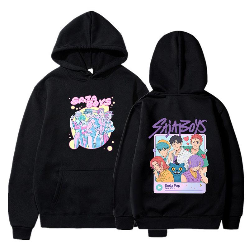 KPop Demon Hunters Hoodie Harajuku Pullover Tops Women Men Sweatshirts New Movie Printed Long Sleeve Fashion Female Streetwear XS чёрный
KPop Demon Hunters Hoodie Harajuku Pullover Tops Women Men Sweatshirts New Movie Printed Long Sleeve Fashion Female Streetwear XS чёрный