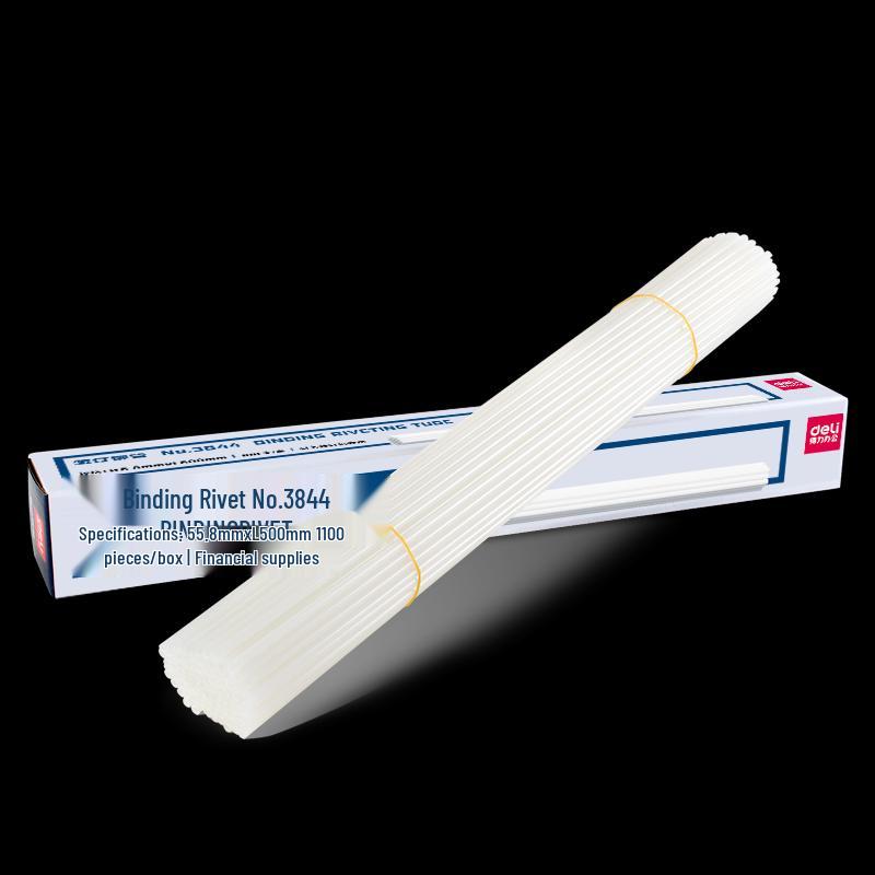 Deli Transparent Binding Rivet Tubes CN plug (adapter included)
Deli Transparent Binding Rivet Tubes CN plug (adapter included)