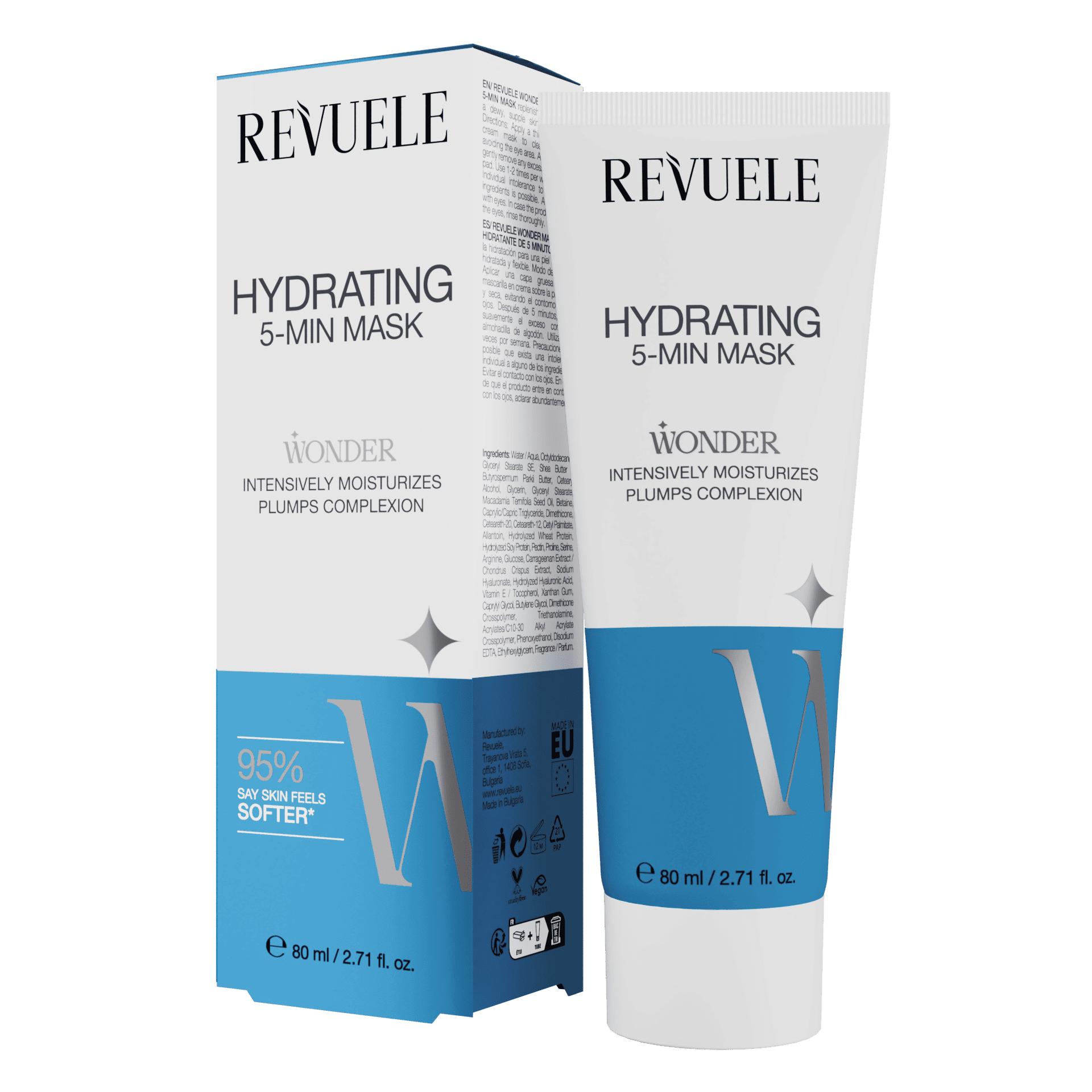 Маска для лица Увлажняющая Wonder Revuele 80 мл
Маска для лица Увлажняющая Wonder Revuele 80 мл