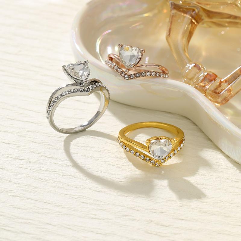 Jewelry heart-shaped zircon diamond-set engagement ring niche high-end women s jewelry No. 10 рожевий колір золота
Jewelry heart-shaped zircon diamond-set engagement ring niche high-end women s jewelry No. 10 рожевий колір золота