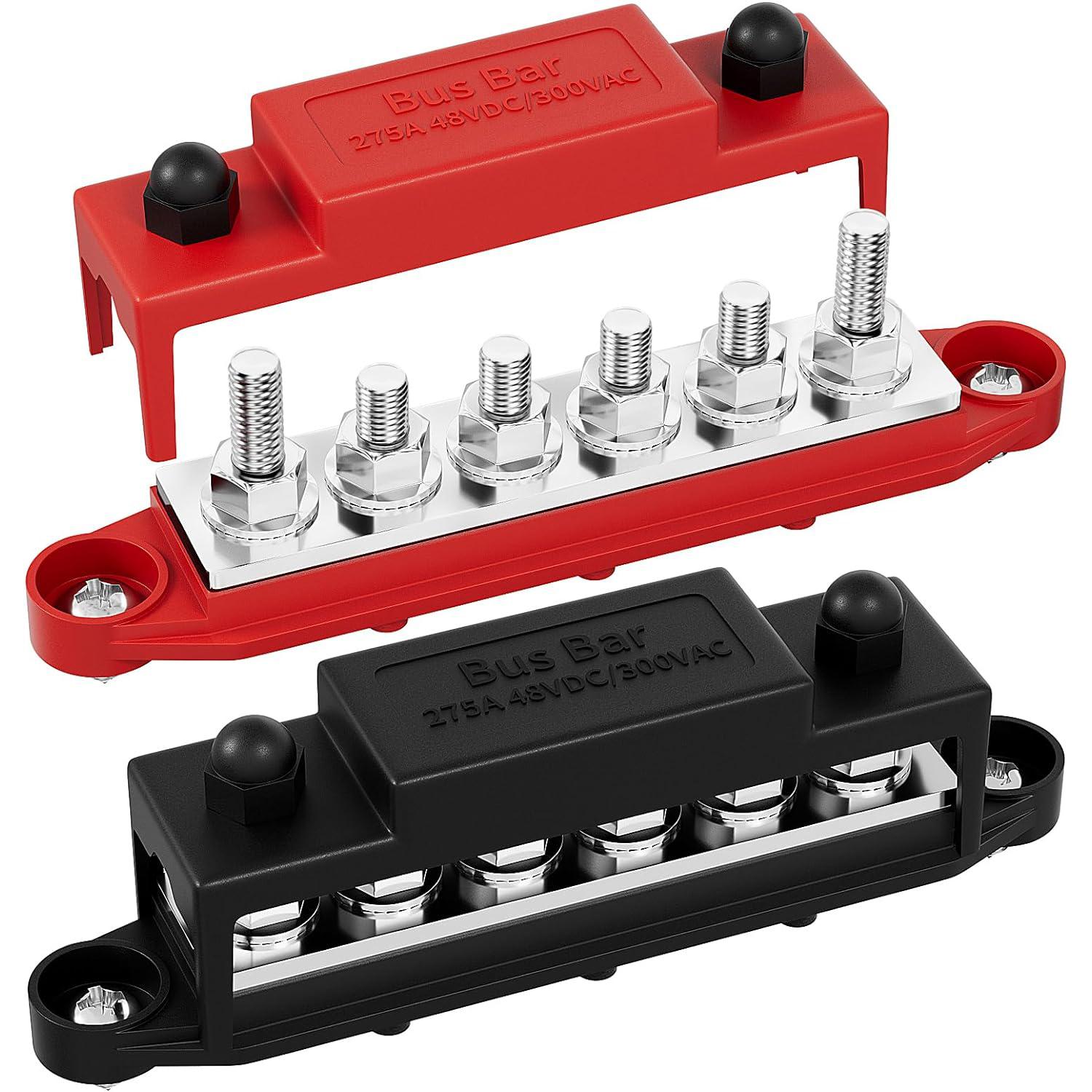 2PCS 275A Шинная клеммная колодка шина 12V силовой распределительный блок 6 X M8 для автомобильного звука аудио автомобильный распределитель питания
2PCS 275A Шинная клеммная колодка шина 12V силовой распределительный блок 6 X M8 для автомобильного звука аудио автомобильный распределитель питания