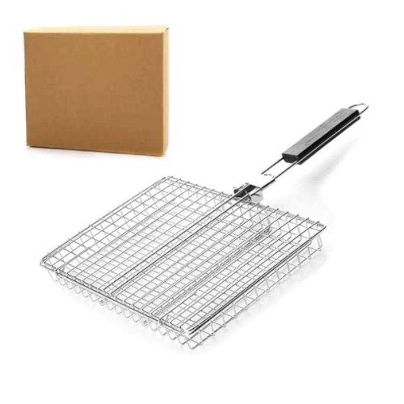 Grill Basket Stainless Steel Large Folding Grilling Baskets Portable Outdoor Camping BBQ Rack for Fish Cooking Accessories
Grill Basket Stainless Steel Large Folding Grilling Baskets Portable Outdoor Camping BBQ Rack for Fish Cooking Accessories