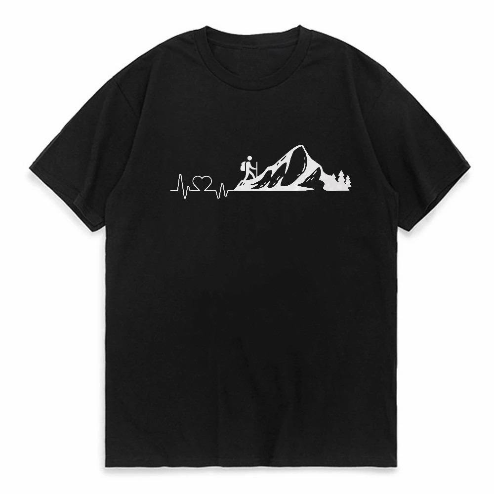 Men Mountain ECG Graphic t shirt summer Casual short sleeved TShirt outdoor for Hiking Camping Breathable Round Neck Top tees 4XL
Men Mountain ECG Graphic t shirt summer Casual short sleeved TShirt outdoor for Hiking Camping Breathable Round Neck Top tees 4XL