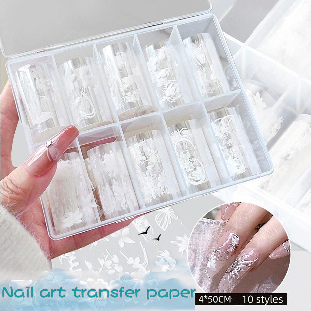 Butterfly Shape Nail Art Transfer Paper White Nail Foil Film Nail Stickers Handicraft Making білий
Butterfly Shape Nail Art Transfer Paper White Nail Foil Film Nail Stickers Handicraft Making білий
