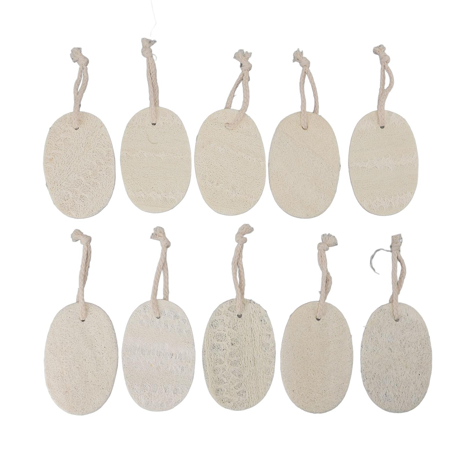 10pcs 3.15x4.72in Loofah Sponge with Rope High Water Absorption Dishwashing Pad Body Scrubber for
10pcs 3.15x4.72in Loofah Sponge with Rope High Water Absorption Dishwashing Pad Body Scrubber for
