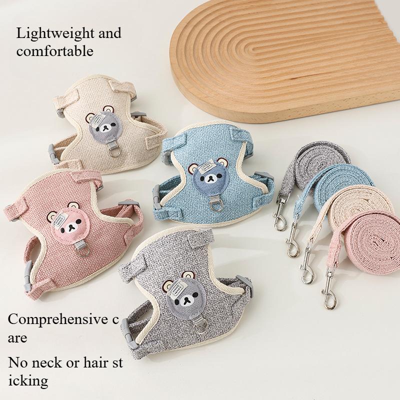 Dog Leash Vest Style Teddy Bear Type Small Dog Chest Harness Cat Leash Pet Supplies S синій
Dog Leash Vest Style Teddy Bear Type Small Dog Chest Harness Cat Leash Pet Supplies S синій