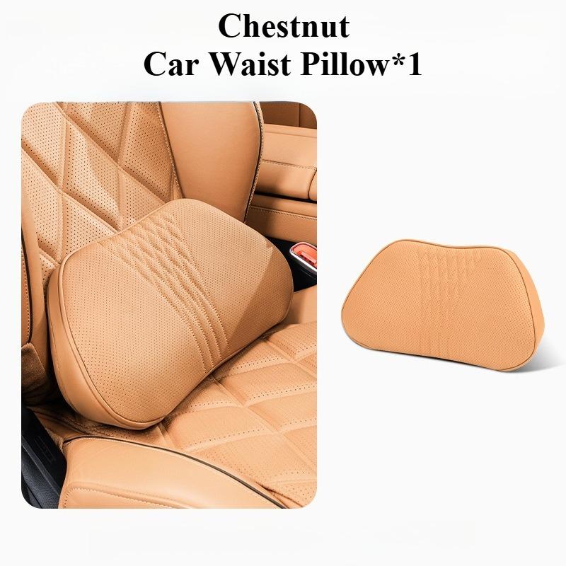 Soft Memory Foam Car Neck Pillow Set Leather Car Headrest Car Lumbar Pillow Seat Accessories Auto Lumbar Support and Neck Pillow Chestnut - waist
Soft Memory Foam Car Neck Pillow Set Leather Car Headrest Car Lumbar Pillow Seat Accessories Auto Lumbar Support and Neck Pillow Chestnut - waist