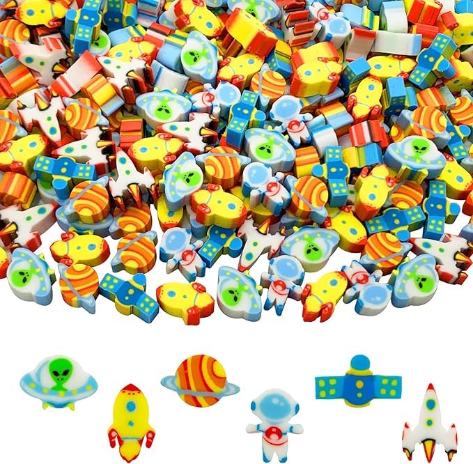 lulubelle Space Colorful Mini Space Educational Party Event Collectibles Erasers, 100-Pack, Size, Design, Stationery, Rewards, Prizes, Items,
lulubelle Space Colorful Mini Space Educational Party Event Collectibles Erasers, 100-Pack, Size, Design, Stationery, Rewards, Prizes, Items,