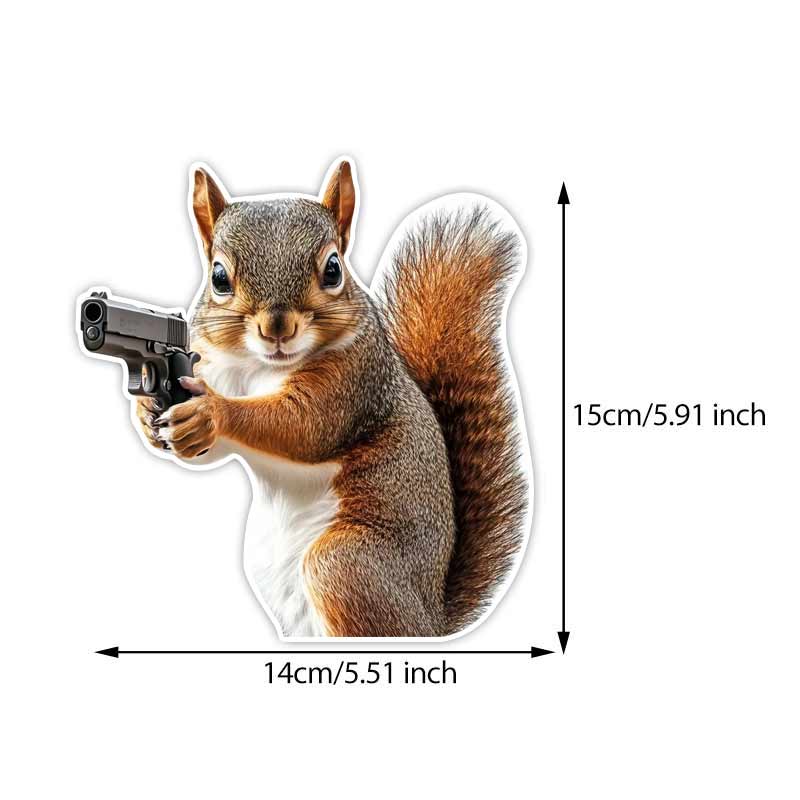 Funny Squirrel With Gun Animal Car Sticker Vinyl Decal Waterproof Rear Window Motorcycle Camper Bumper Truck Laptop Decoration Y20 C-15cm Longest Side
Funny Squirrel With Gun Animal Car Sticker Vinyl Decal Waterproof Rear Window Motorcycle Camper Bumper Truck Laptop Decoration Y20 C-15cm Longest Side
