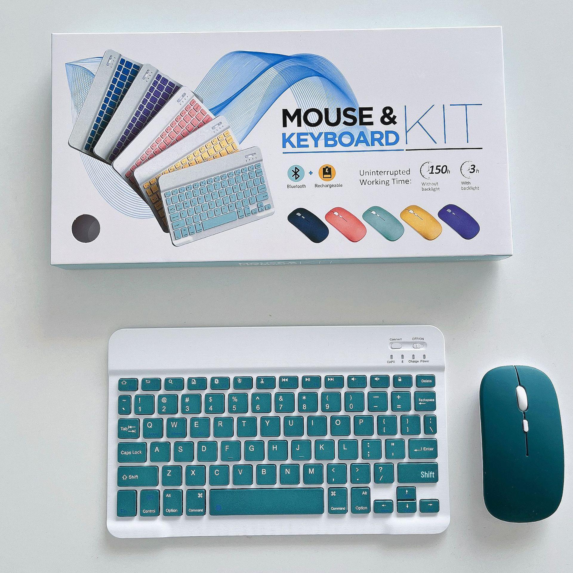 Magic Bluetooth Keyboard & Mouse Set for iPad, Tablet, and Phone 10-inch
Magic Bluetooth Keyboard & Mouse Set for iPad, Tablet, and Phone 10-inch