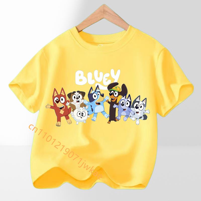 Boys Girl Short Sleeve Tee Cute Outfits Gift T-Shirt Multi-color Bluey Kids Tees Clothes T Shirts Children Cartoons Casual Tops 120
Boys Girl Short Sleeve Tee Cute Outfits Gift T-Shirt Multi-color Bluey Kids Tees Clothes T Shirts Children Cartoons Casual Tops 120