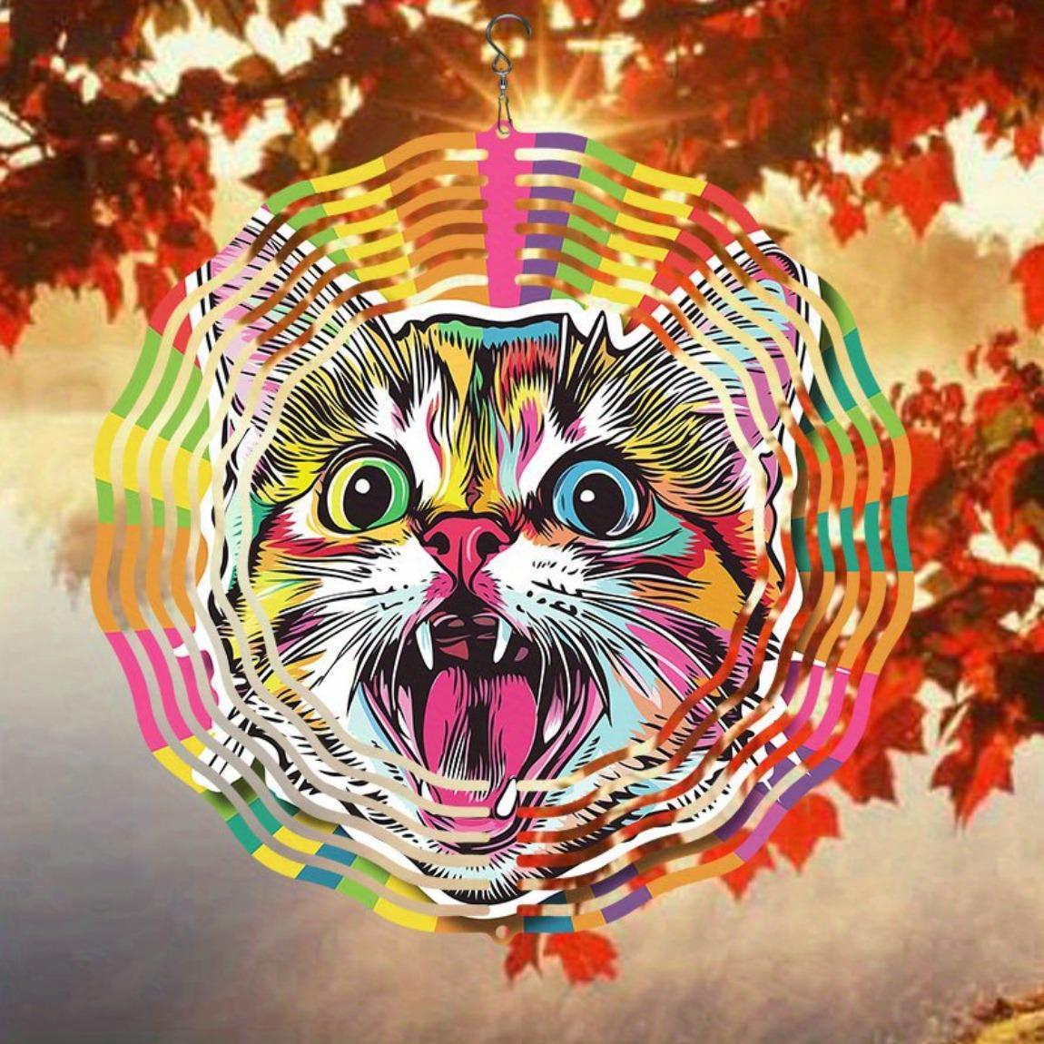 Vibrant Meow-Themed Metal Wind Chime – Indoor/Outdoor Decorative Hanging Ornament for Christmas & Thanksgiving, No Electricity Needed 01A
Vibrant Meow-Themed Metal Wind Chime – Indoor/Outdoor Decorative Hanging Ornament for Christmas & Thanksgiving, No Electricity Needed 01A