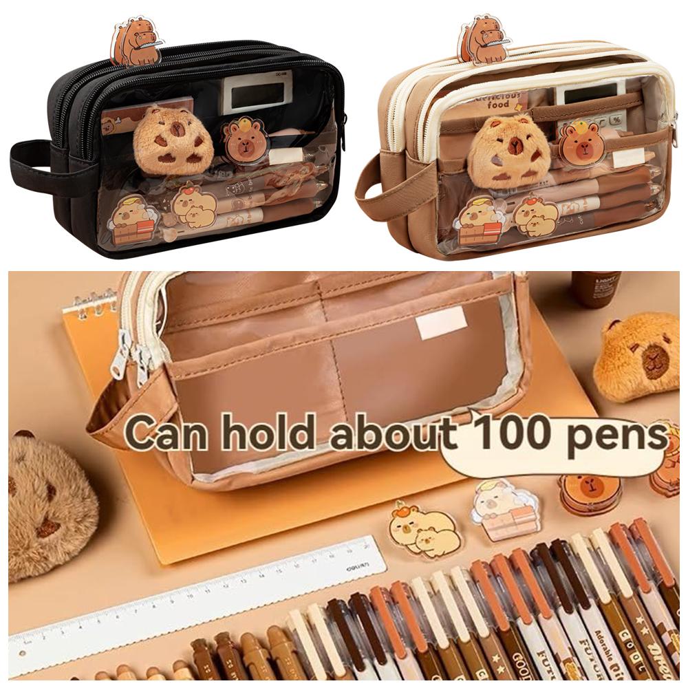 Transparent Organizer Pencil Case Multi-Function Design Stationery Storage Pouch Student Gift
Transparent Organizer Pencil Case Multi-Function Design Stationery Storage Pouch Student Gift