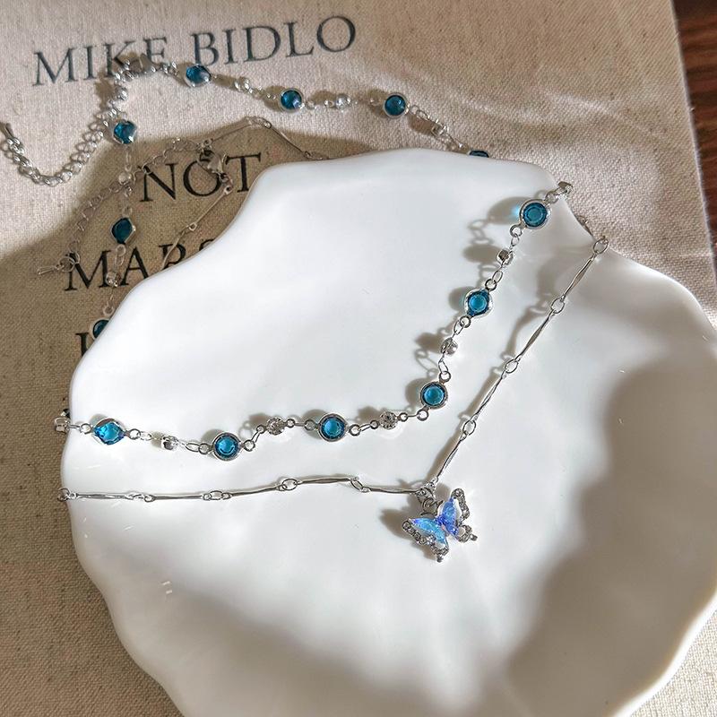 Праздничное морское синее двойное колье-бабочка женское легкое роскошное нишевое нежное колье-колье с ключицей перекрывающиеся аксессуары
Праздничное морское синее двойное колье-бабочка женское легкое роскошное нишевое нежное колье-колье с ключицей перекрывающиеся аксессуары