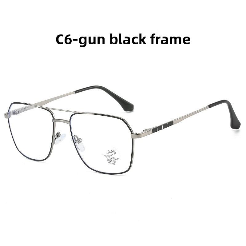 55-17 New Men s Double Beam Metal Full Frame Anti-Blue Light Reading Glasses Myopia Prescription Customization - 1.00-1 Anti blue light 0
55-17 New Men s Double Beam Metal Full Frame Anti-Blue Light Reading Glasses Myopia Prescription Customization - 1.00-1 Anti blue light 0