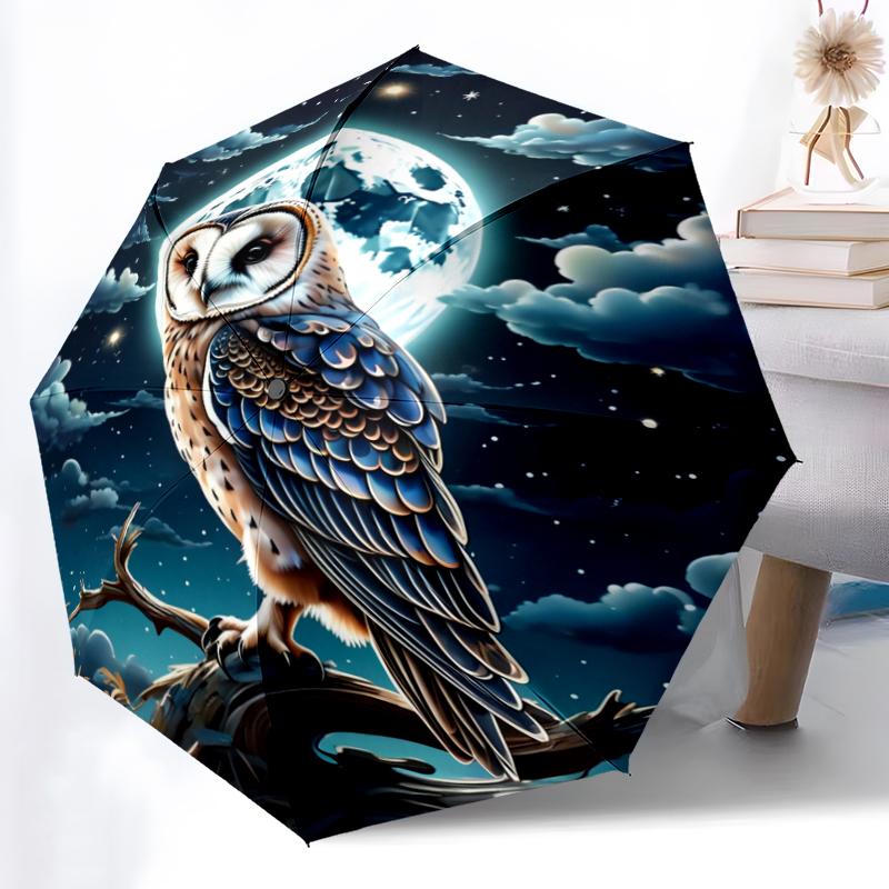 1pc Sturdy 8-Bone Auto Umbrella, Adorable Owl Umbrella, Digital Printed, Foldable Umbrella for On-the-Go Outdoor Use
1pc Sturdy 8-Bone Auto Umbrella, Adorable Owl Umbrella, Digital Printed, Foldable Umbrella for On-the-Go Outdoor Use