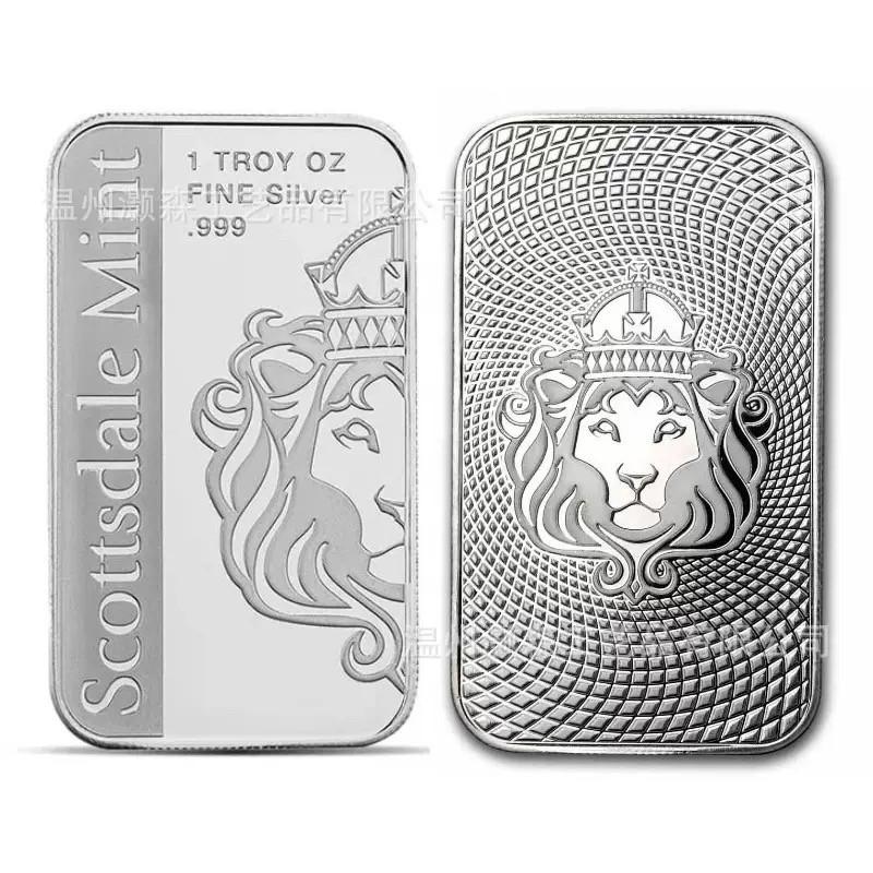 American peacock, Chinese zodiac sign, one ounce silver bar, silver plated commemorative coin, commemorative medal, square replica
American peacock, Chinese zodiac sign, one ounce silver bar, silver plated commemorative coin, commemorative medal, square replica
