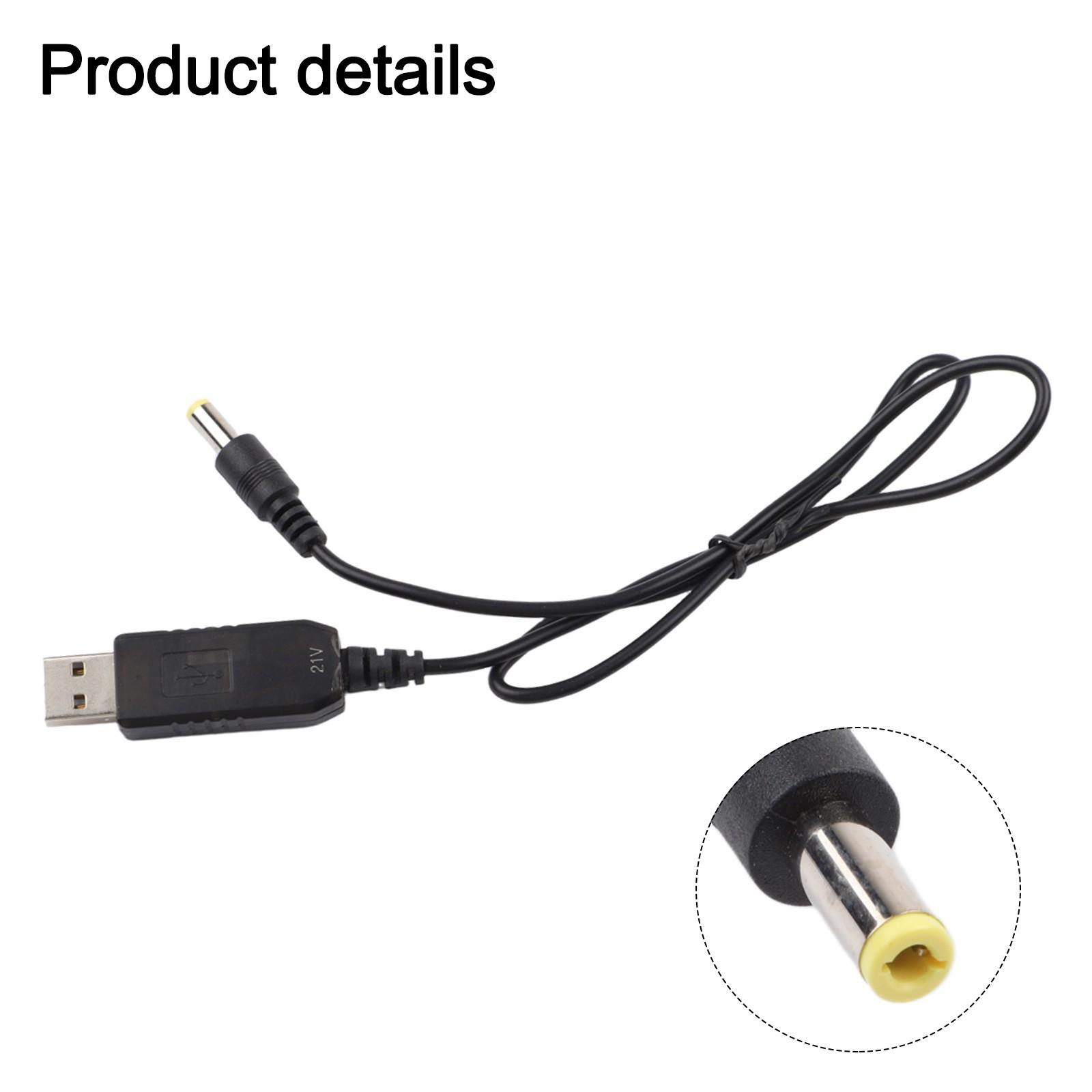 5V To 21V Boost Cable Charge Adapter DC Interface Black Color
5V To 21V Boost Cable Charge Adapter DC Interface Black Color