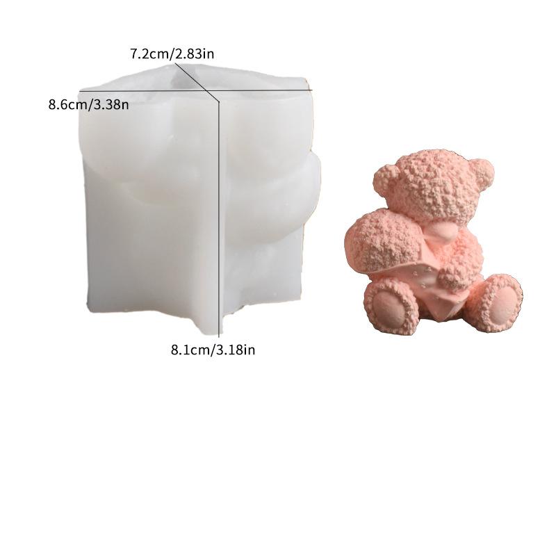 Candle Mold Non-Stick Plaster Crafts Craft Supplies Silicone Bear Mold For Craft Enthusiasts Baking DéCor Home DéCor
Candle Mold Non-Stick Plaster Crafts Craft Supplies Silicone Bear Mold For Craft Enthusiasts Baking DéCor Home DéCor