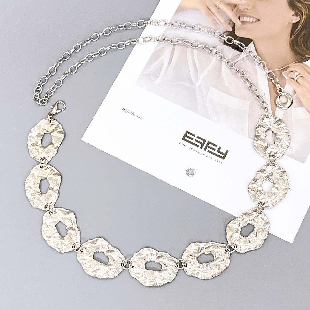 Retro Waist Chain Skirt Accessory - Women s Irregular Metal Round Decoration Body Jewelry срібний
Retro Waist Chain Skirt Accessory - Women s Irregular Metal Round Decoration Body Jewelry срібний