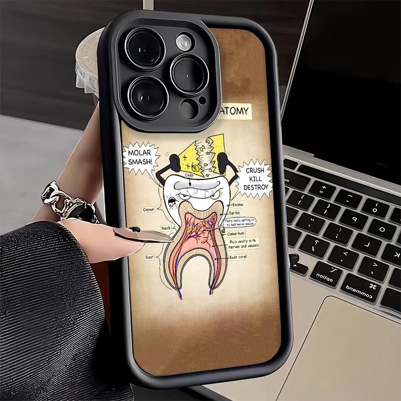 Phone Case for iPhone 17 Air 16E 15 16 Pro Max Tooth Dentist Pattern Cover 14 Plus 13 12 Mini Soft Shell Silicone Fundas iPhone 15 Plus
Phone Case for iPhone 17 Air 16E 15 16 Pro Max Tooth Dentist Pattern Cover 14 Plus 13 12 Mini Soft Shell Silicone Fundas iPhone 15 Plus