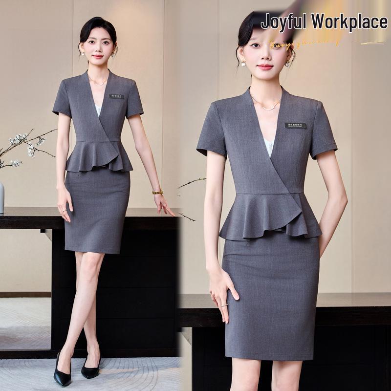 Premium Women s Summer Short-Sleeve Suit Set - Elegant Skirt Suit for Professional and Stylish Workwear L
Premium Women s Summer Short-Sleeve Suit Set - Elegant Skirt Suit for Professional and Stylish Workwear L