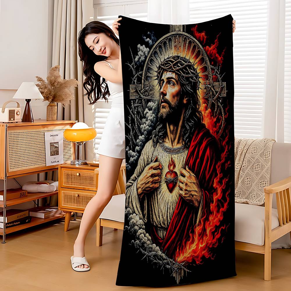 Son Of God Jesus Microfiber Blanket Quick Drying Beach Towels Oversized Printing Super Absorbent Pool Towel Blanket W40*H60(CM)
Son Of God Jesus Microfiber Blanket Quick Drying Beach Towels Oversized Printing Super Absorbent Pool Towel Blanket W40*H60(CM)