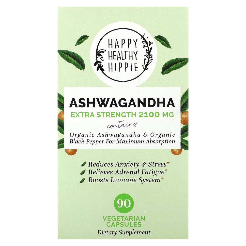 iHerb Ashwagandha Extra Strength 2100mg Veggie Capsules, 90 Count 90 pcs - 1 ea
iHerb Ashwagandha Extra Strength 2100mg Veggie Capsules, 90 Count 90 pcs - 1 ea