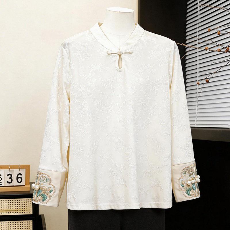 Women s Spring/Summer 2026 Jacquard Shirt - Chinese-Inspired Style for Middle-Aged and Elderly L (suggested for up to 52.5kg)
Women s Spring/Summer 2026 Jacquard Shirt - Chinese-Inspired Style for Middle-Aged and Elderly L (suggested for up to 52.5kg)