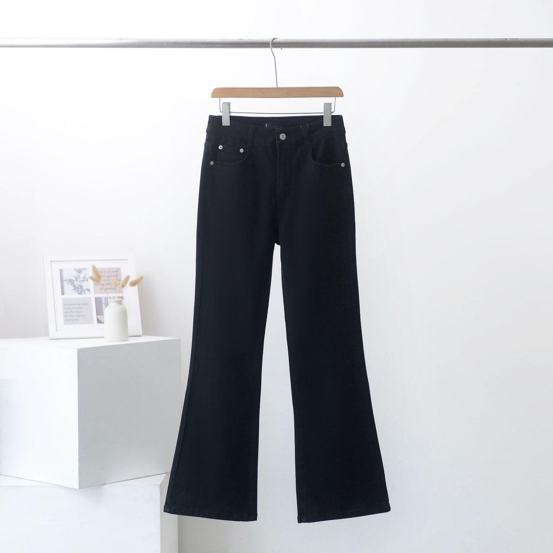 MO Girl Flocked High-Waist Black Micro-Flare Jeans - Slimming, Warm, Casual Fashion Pants for Autumn & Winter 27 чёрный
MO Girl Flocked High-Waist Black Micro-Flare Jeans - Slimming, Warm, Casual Fashion Pants for Autumn & Winter 27 чёрный