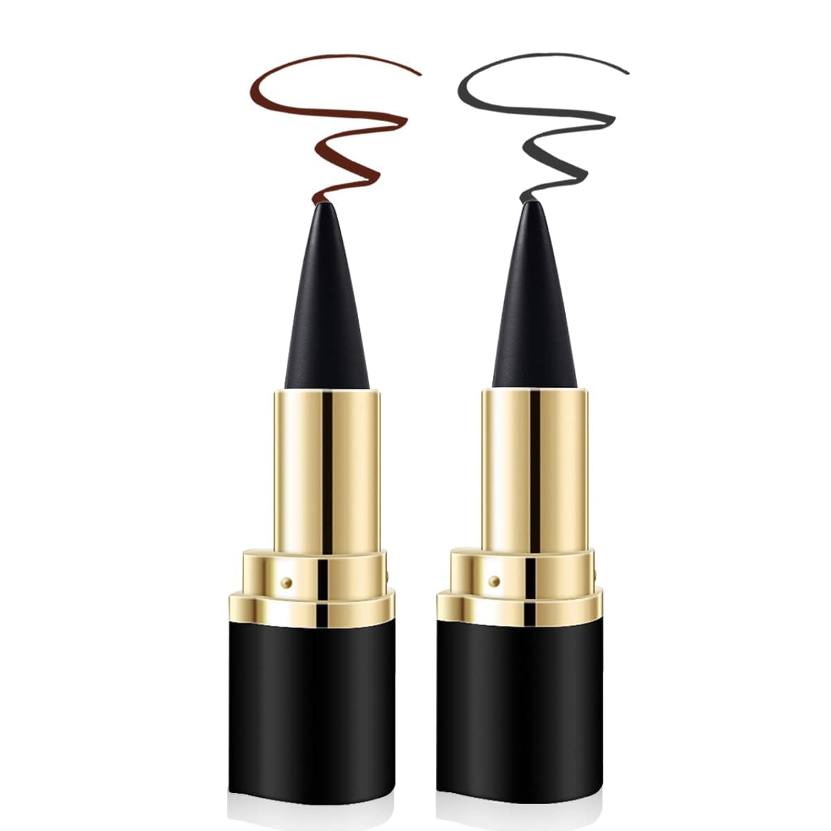 Two-Color Gel Eyeliner Set: Quick-Drying Cream Eyeliner, Waterproof & Smudge-Resistant Eyeliner Pencil, Long-Lasting Matte Black Eyeliner Stick (for
Two-Color Gel Eyeliner Set: Quick-Drying Cream Eyeliner, Waterproof & Smudge-Resistant Eyeliner Pencil, Long-Lasting Matte Black Eyeliner Stick (for