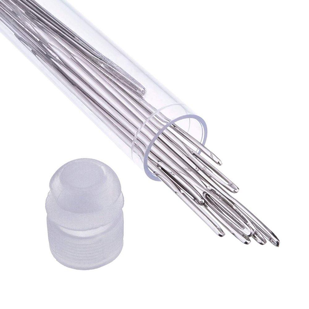 6cm 5.2cm Darning Cross Sharp Large Eye Embroidery Tool Sewing Accessory Stitchery Needle Sewing Needles silver
6cm 5.2cm Darning Cross Sharp Large Eye Embroidery Tool Sewing Accessory Stitchery Needle Sewing Needles silver