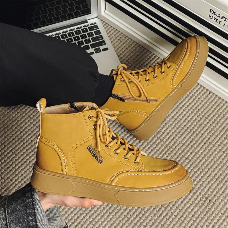 Martin boots men s trendy high-top tooling boots Zhongbang 2024 new retro rhubarb boots 50098-J 44 жовтий
Martin boots men s trendy high-top tooling boots Zhongbang 2024 new retro rhubarb boots 50098-J 44 жовтий