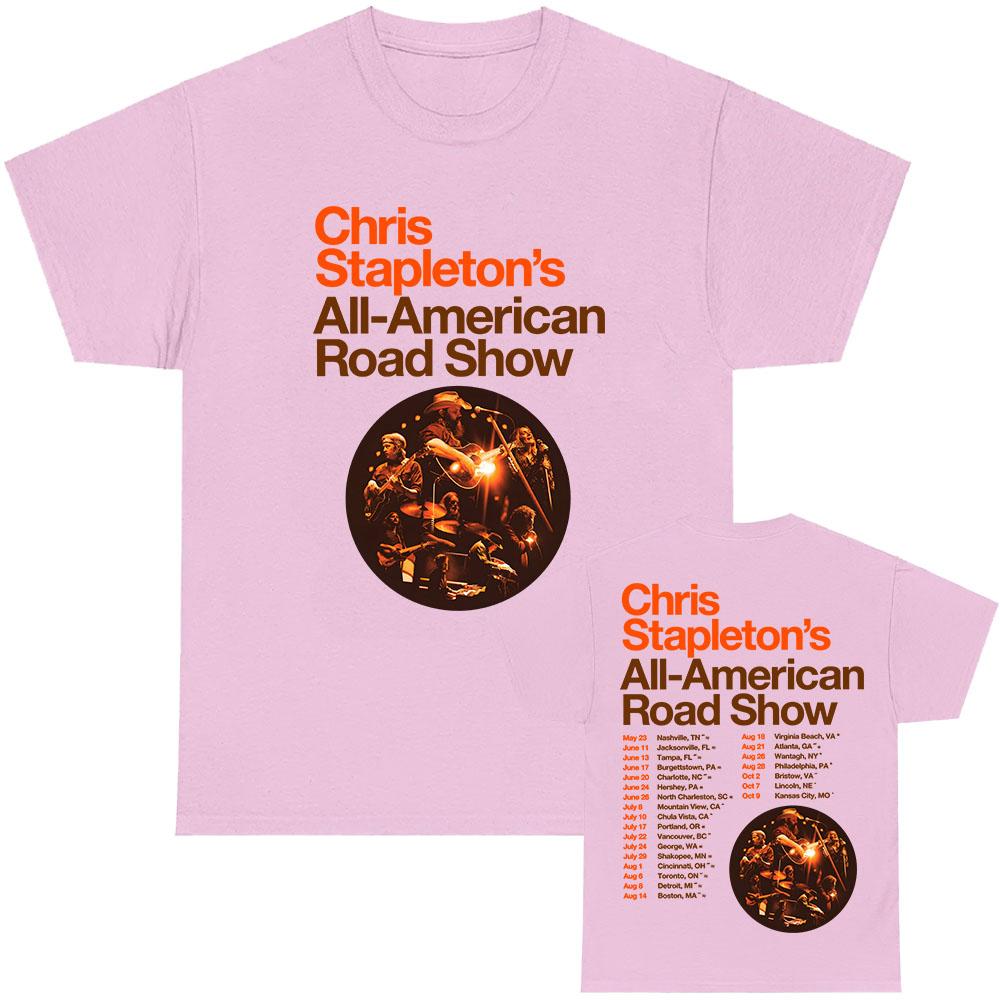All-American Road Show Tour 2026 T-shirt Band CHRIS STAPLETON Graphic Tshirts Unisex Streetwear Cotton Short Sleeve T Shirt L рожевий
All-American Road Show Tour 2026 T-shirt Band CHRIS STAPLETON Graphic Tshirts Unisex Streetwear Cotton Short Sleeve T Shirt L рожевий