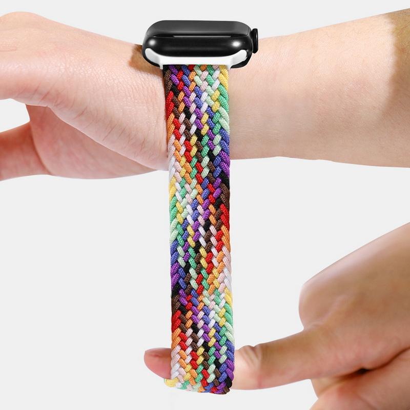 Эластичные нейлоновые ремешки для часов для Apple Watch 7/8/SE/9/Ultra 38/40/41 мм 42/44/45/49 мм плетеный ремешок для часов спортивные ремешки-петли для часов 1/2/3/4/5/6
Эластичные нейлоновые ремешки для часов для Apple Watch 7/8/SE/9/Ultra 38/40/41 мм 42/44/45/49 мм плетеный ремешок для часов спортивные ремешки-петли для часов 1/2/3/4/5/6