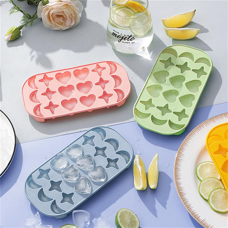 Holes Moon Heart Ice Cube Maker Silicone Ice Mold With Lid DIY 3D Stars Ice Tray Juice Drink Whiskey Cocktails Kitchen Mold жёлтый
Holes Moon Heart Ice Cube Maker Silicone Ice Mold With Lid DIY 3D Stars Ice Tray Juice Drink Whiskey Cocktails Kitchen Mold жёлтый