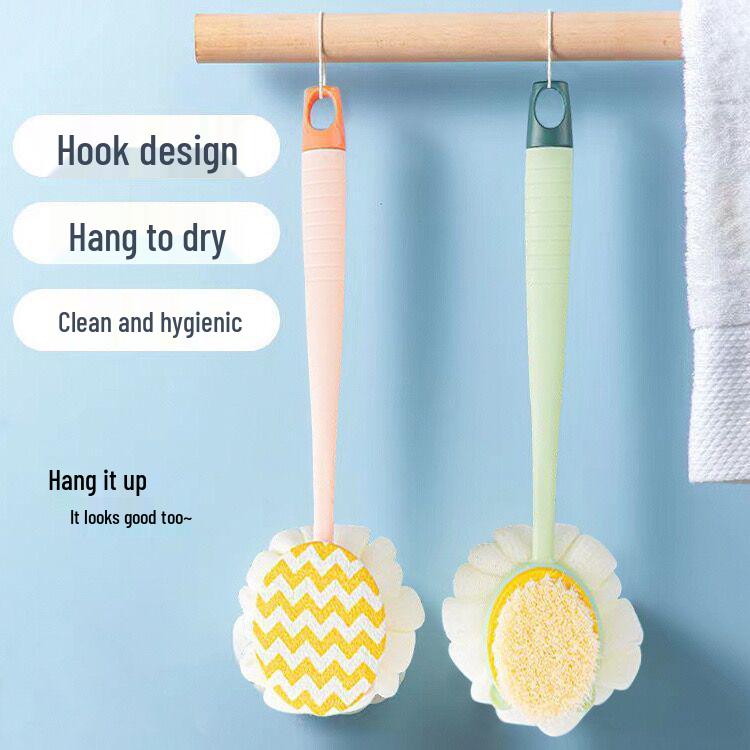 Двусторонняя щетка для ванны с длинной ручкой и мягкой щетиной Pink Bath Towel
Двусторонняя щетка для ванны с длинной ручкой и мягкой щетиной Pink Bath Towel