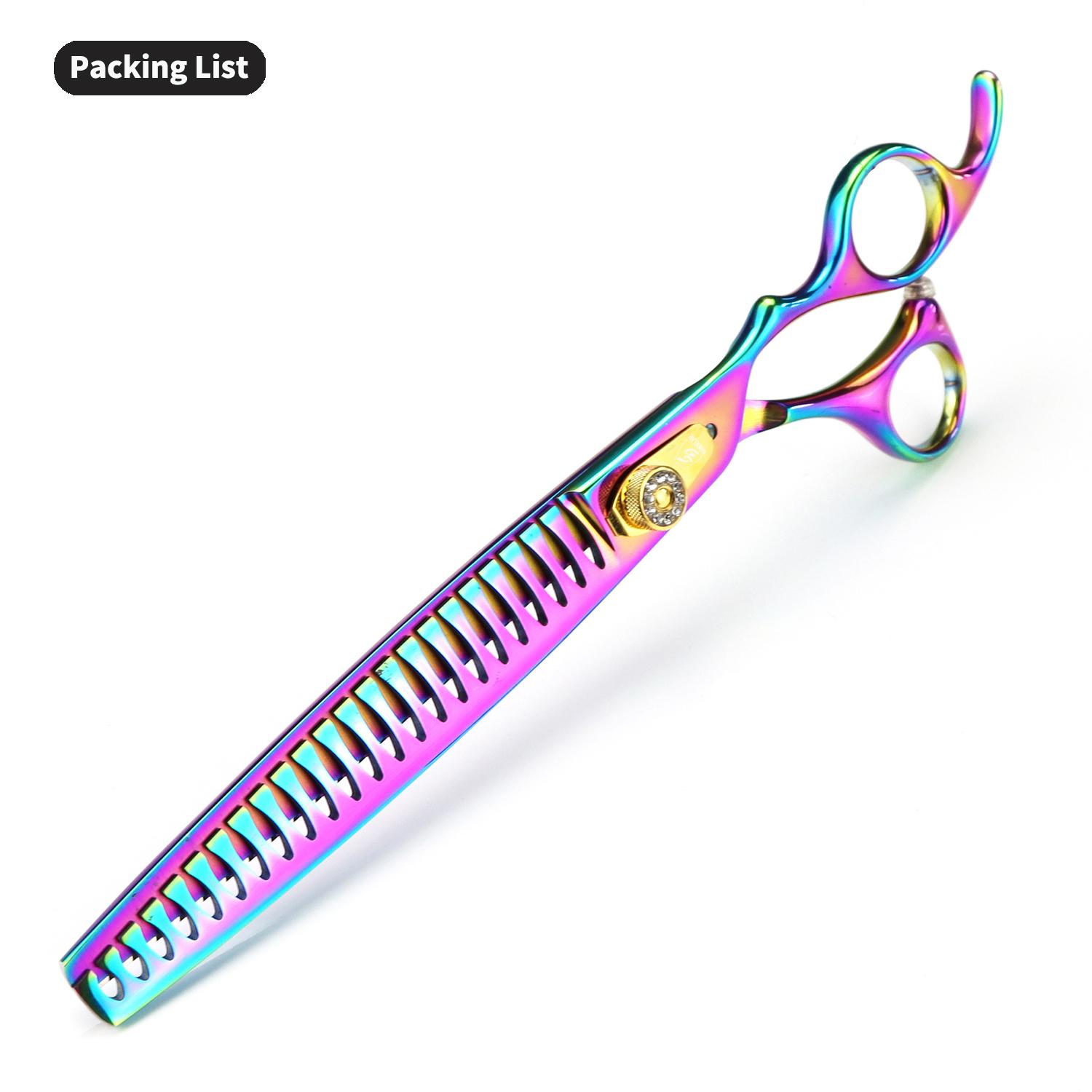 Sangelar 8-дюймовые ножницы высшего класса для ухода за домашними животными, профессиональные ножницы для собак, режущие ножницы для больших животных, многоцветные ножницы для домашних животных, инструменты для обрезки шерсти 8 inch Thinner разноцветный
Sangelar 8-дюймовые ножницы высшего класса для ухода за домашними животными, профессиональные ножницы для собак, режущие ножницы для больших животных, многоцветные ножницы для домашних животных, инструменты для обрезки шерсти 8 inch Thinner разноцветный