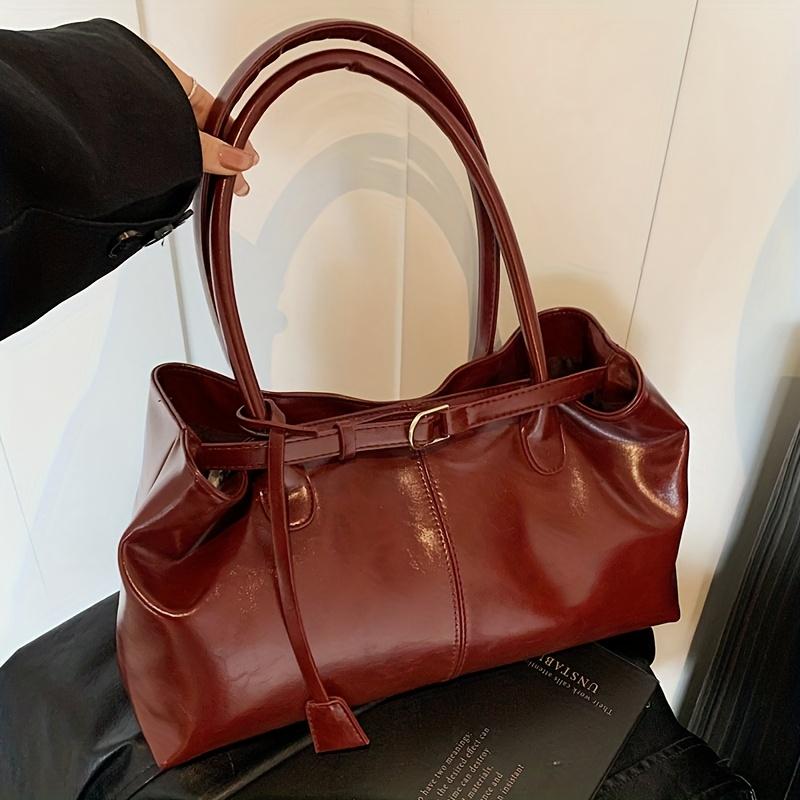 Large Capacity Tote/handbag with Golden-Tone Hardware,Minimalist Work Bag for Commute, Shopping, Everyday Use червоний
Large Capacity Tote/handbag with Golden-Tone Hardware,Minimalist Work Bag for Commute, Shopping, Everyday Use червоний