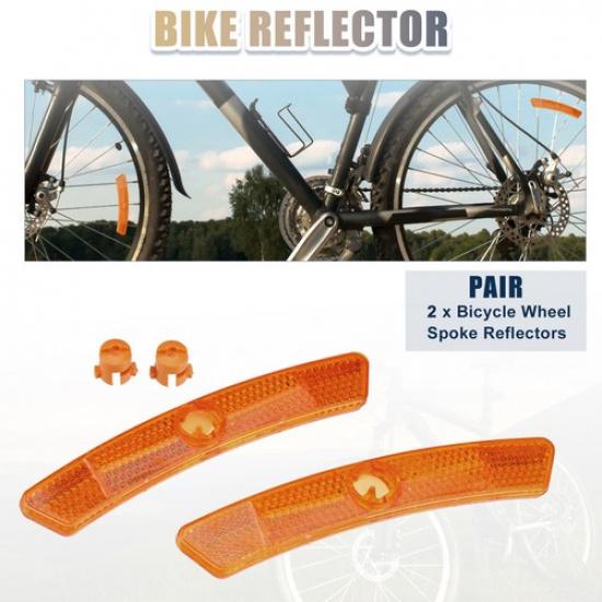2pcs Bike Reflectors 5 x079 x047 Bike Warning Reflector Plastic Yellow
2pcs Bike Reflectors 5 x079 x047 Bike Warning Reflector Plastic Yellow