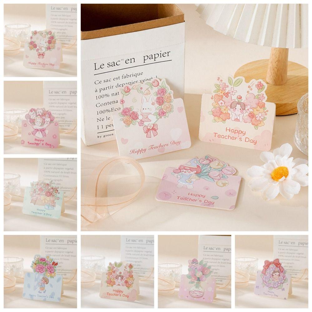 10pcs Invitation Happy Teacher s Day Card Flower Series Festivital Card Message Card Greeting
10pcs Invitation Happy Teacher s Day Card Flower Series Festivital Card Message Card Greeting