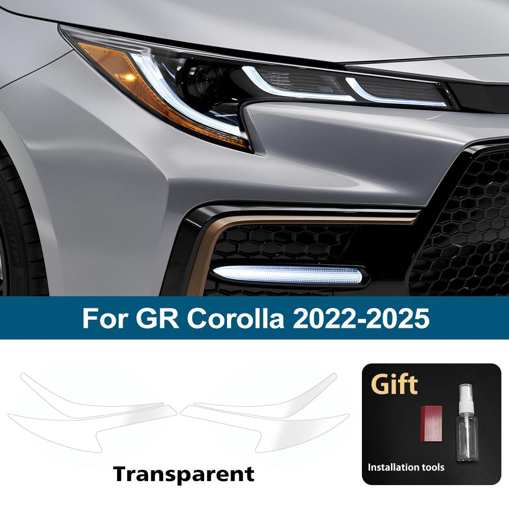 Anti-Scratch High-Gloss Car Headlight Protective Film For Toyota GR Corolla Yaris Smoke Black Pre Cut Auto Vinyl Wrapping Film For GR Corolla CLR
Anti-Scratch High-Gloss Car Headlight Protective Film For Toyota GR Corolla Yaris Smoke Black Pre Cut Auto Vinyl Wrapping Film For GR Corolla CLR