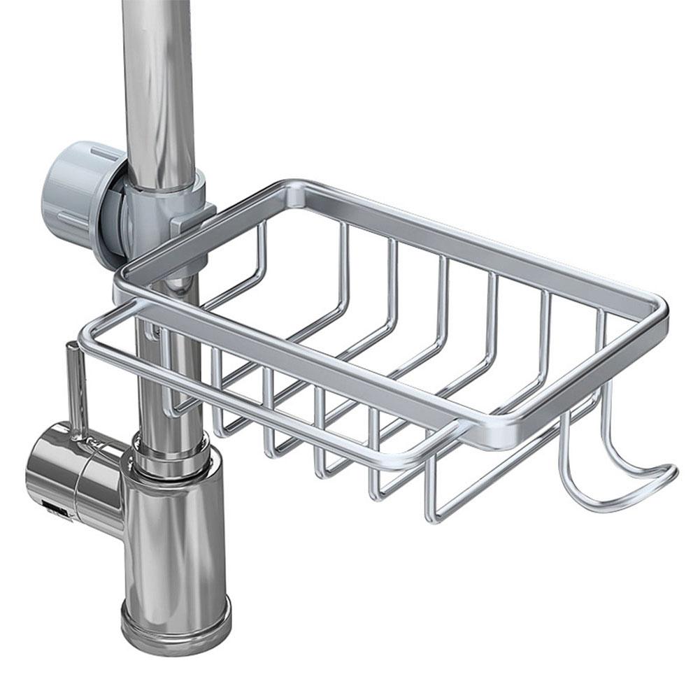 Over Faucet Sink Caddy Organizer Sponge Holder for Kitchen Sink Aluminum Multifunction Organizer Rack Work with Round Water Pipe серебряный
Over Faucet Sink Caddy Organizer Sponge Holder for Kitchen Sink Aluminum Multifunction Organizer Rack Work with Round Water Pipe серебряный