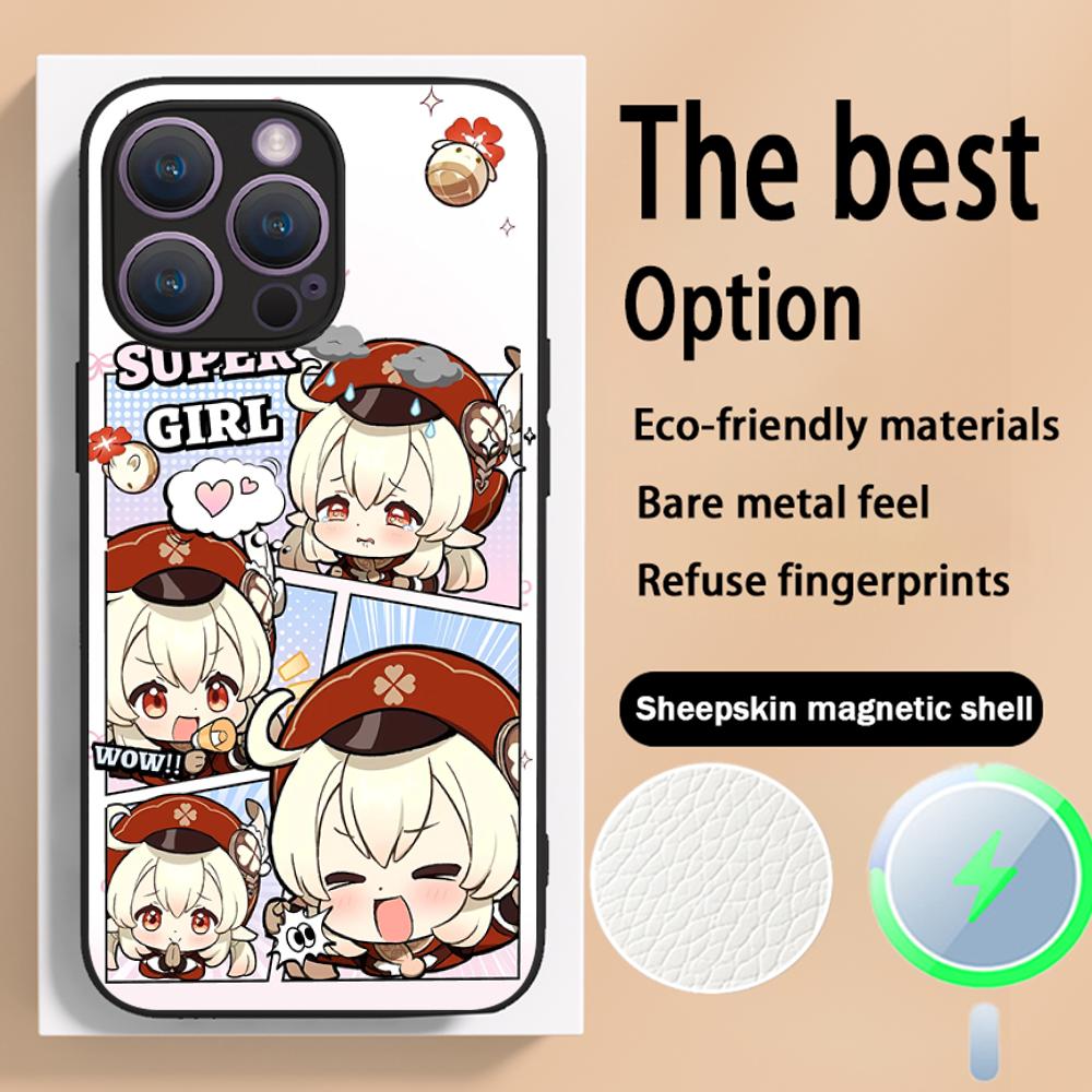 Klee cute game girl pattern design Phone Case For iPhone 16 15 14 13 12 11 Plus Pro Max High-end Luxury Magsafe Sheepskin iPhone 14 Pro
Klee cute game girl pattern design Phone Case For iPhone 16 15 14 13 12 11 Plus Pro Max High-end Luxury Magsafe Sheepskin iPhone 14 Pro