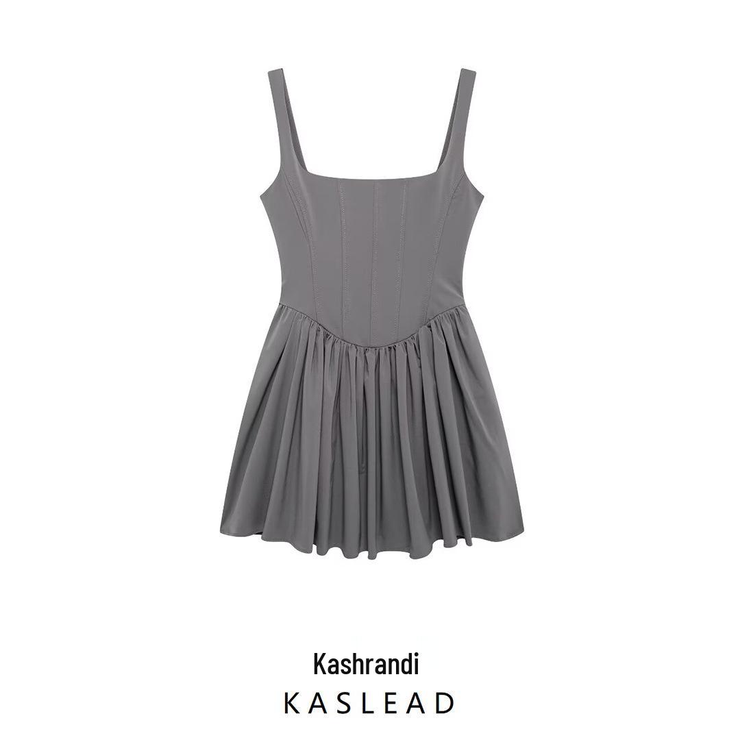 2024 Autumn Women s European & American Fashion Pleated Bodycon Corset Dress Small сірий колір
2024 Autumn Women s European & American Fashion Pleated Bodycon Corset Dress Small сірий колір