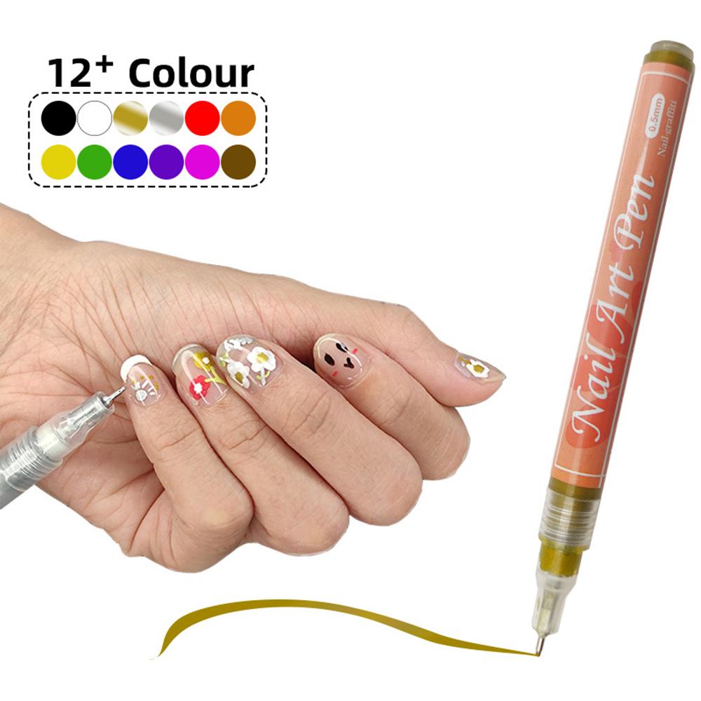 FLYSEA NA-5 Nail Art Pens 0.5mm Fine Tip Quick Drying Graffiti Dotting Acrylic Marker Pens Yellow
FLYSEA NA-5 Nail Art Pens 0.5mm Fine Tip Quick Drying Graffiti Dotting Acrylic Marker Pens Yellow