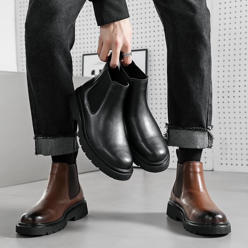 2025 Chelsea Boots Men s Locomotive Short Boots Medium Top Smoke Boots Autumn and Winter Premium Martin Boots 6031-X 46
2025 Chelsea Boots Men s Locomotive Short Boots Medium Top Smoke Boots Autumn and Winter Premium Martin Boots 6031-X 46