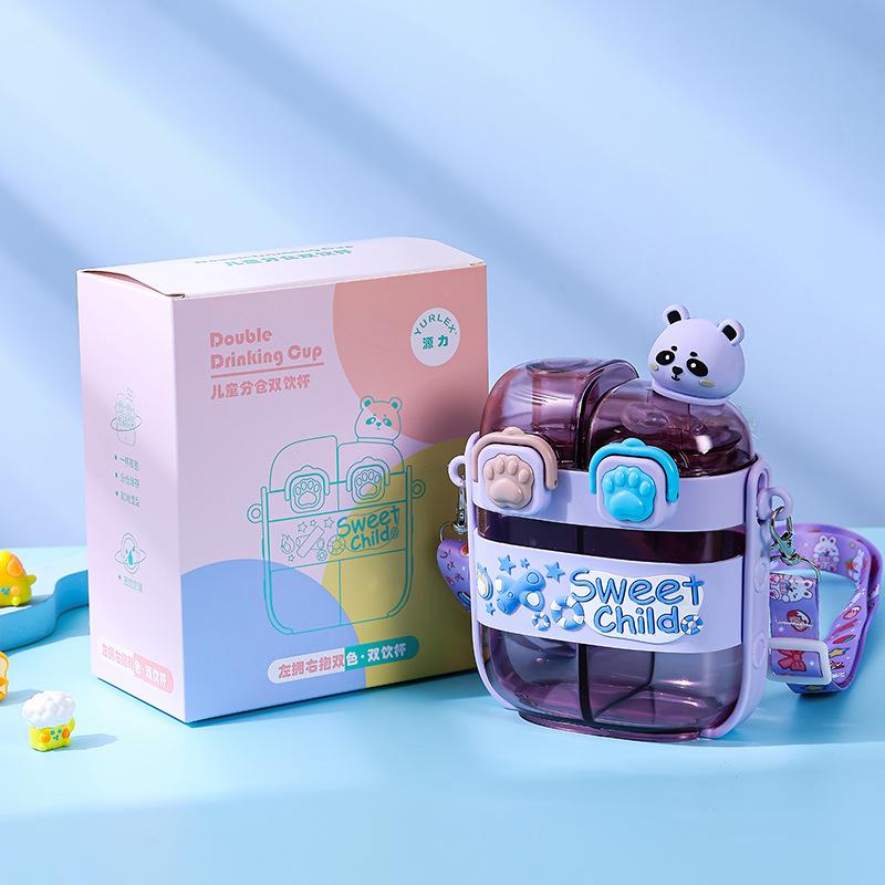 Новый милый детский стакан с соломинкой для питья из двух отверстий, пластиковый стакан для воды с двумя отделениями, бутылка для воды с соломинкой 500ml фиолетовый
Новый милый детский стакан с соломинкой для питья из двух отверстий, пластиковый стакан для воды с двумя отделениями, бутылка для воды с соломинкой 500ml фиолетовый